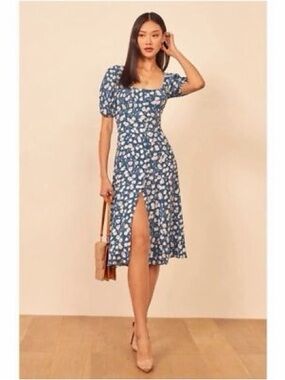 joanie denim dress Jeanie Bow Shoulder Mini and 16% Tencel US WOMEN SIZE:8 Aria Chiffon Cut Out Decode House